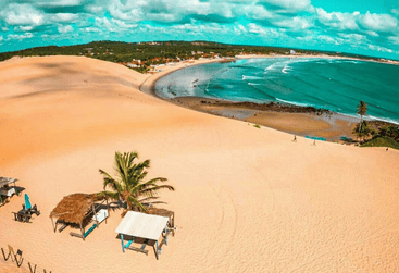 Foto das dunas na cidade de Natal(RN)